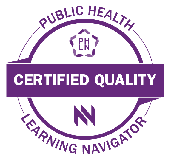 Public Health Learning Navigator Quality Seal